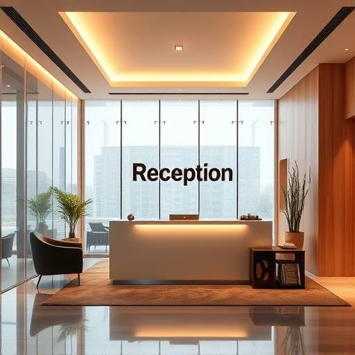 Recepción de las oficinas de Oratoria con Éxito