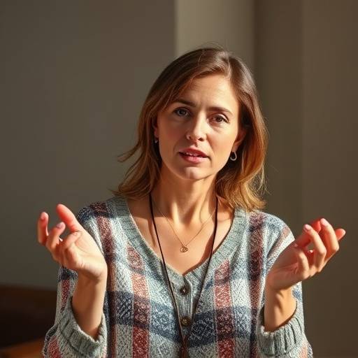 Sofía Martínez explicando un concepto
